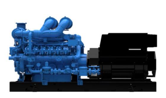 700KW SP700NGB/S 天然ガス発電機 効率の高いガスエンジンセット 音声抑制機能のある産業用サイレンサー